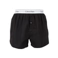 thumbnail image 5 of Calvin Klein 2 Pack Logo Slim Fit Woven Boxers, Multicoloured, 5 of 7