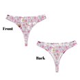 thumbnail image 3 of Fotbe Easter Rabbit Tanga Sin Costuras para Mujer con Estampado – Panties Invisibles, Transpirables y Cómodos para Uso Diario-Small, 3 of 6