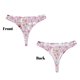thumbnail image 3 of Balery Easter Rabbit Tangas de Algodón para Mujer con Estampado – Ropa Interior Sexy, Transpirable, G-string-Small, 3 of 6