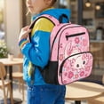 thumbnail image 2 of KUIFORTI Floral Axolotl Toddler Backpack Boys Kids School Bag with Adjustable Straps Multiple Organizer Pockets for Preschool Kindergarten Back to School Gifts, 2 of 7