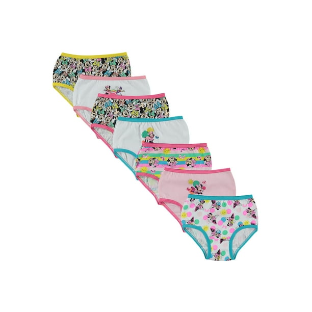 Minnie Mouse Toddler Girls Underwear, 7Pack