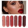 thumbnail image 3 of Lériz labial de maquillaje, exquisito 6pcs 0.1oz cosméticos portátiles Duraderos Lériz Labial Mate set para Mujeres Niñas para el Trabajo de Oficina, 3 of 7