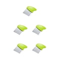 thumbnail image 2 of Billuyoard Cortador de patatas fritas Kitchen Handheld Fruit Fry Maker Chopper Acero inoxidable DIY Picado Lavable Cebolla Rebanar Verde Verde 5Conjunto, 2 of 6
