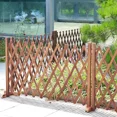 thumbnail image 2 of Valla de diseño ajustable para exteriores, rejilla de madera maciza, soporte para plantas, barrera para mascotas para interiores, diseño de jardín, valla protectora flexible anti-putrefacción, 2 of 5