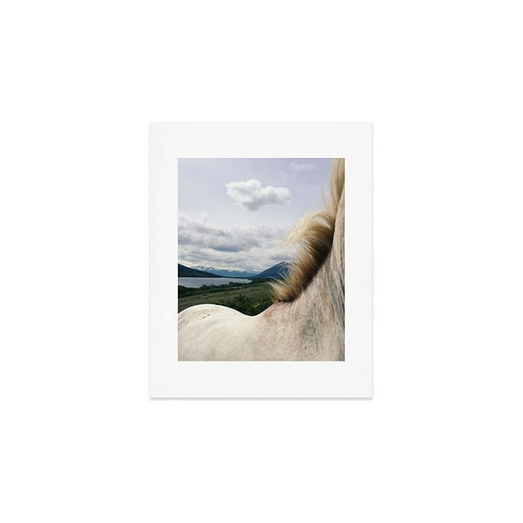 Society6 Kevin Russ Horse Back 8" x 10" Art Print and Hanger