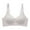 Light Gray, variant on Xijirk Women Seamless Bra Jelly Thin Adjustable Straps Wirefree V Neck for Daily Home Wear,Black,L