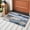Blue, variant on Blue Wooden Grain Bathroom Mats 2x3 FT, Non Slip Small Kitchen Mat, Farmhouse Country Abstract Art Washable Soft Backed Front Door Throw Rugs Non-Shedding Indoor Outdoor Doormat for Entryway Sink