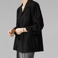 thumbnail image 2 of Lightweight Mens Long Sleeve Casual Shirt with Stripes for Everyday Use, 2 of 9