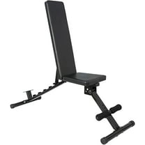 CZMDZH Adjustable Weight Bench, Workout Bench for Full Body, Foldable Strength Training Bench 6 Backrest Positions Exercise Bench for Home Gym