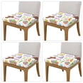 thumbnail image 2 of Easygdp Happy Easter1 Square Chair Cushion Cover Stretch Chair Seat Covers Removable Washable for Hotel, Bedroom, Office, 2 of 9