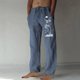 thumbnail image 1 of Puntoco Pantalones casuales largos para hombre, pantalones casuales con estampado de moda para hombre, cintura elástica con bolsillos, pantalones deportivos, 1 of 3