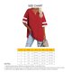 thumbnail image 4 of Camiseta de mujer con escote en V y bloques de color, camiseta de mujer de media manga, camiseta de mujer de media manga, camisetas de mujer, características líderes en su clase, 4 of 4