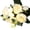 White, variant on D-GROEE 2Pcs Artificial Peony Flowers, 5 Heads Silk Peony Flowers Vivid Fake Flowers for Home Decor Bride Bouquet Table Centerpiece Decor Artificial Plants