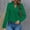 Green, variant on Women's V Neck Long Sleeve Blouse Tops Casual Lightweight Solid Color Shirts Spring Summer Loose Comfy Basic Pullover Red L