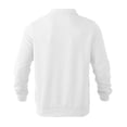 thumbnail image 6 of yillto Big and Tall Sweatshirt for Men Long Sleeve Collar Quarter Zip Pullover Top Loose Casual Sweatshirt, 6 of 7