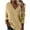 Khaki, variant on asjyhkr Womens Sweatshirts Long Sleeve V Neck Pullover Casual Loose Breathable Solid Color Hiking Vacation Workout Fashion Tops