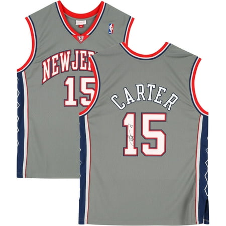 Vince Carter New Jersey Nets Autographed Gray Mitchell & Ness 2004-2005 Authentic Jersey - Fanatics Authentic Certified