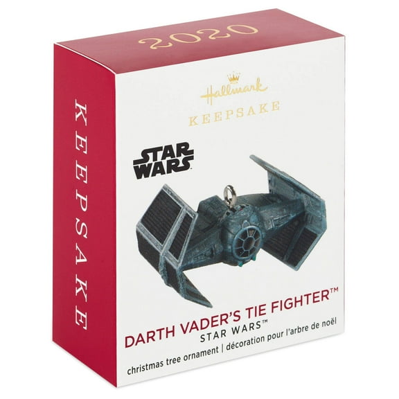 Mini Star Wars™ Darth Vader's TIE Fighter™ Ornament, 0.7"