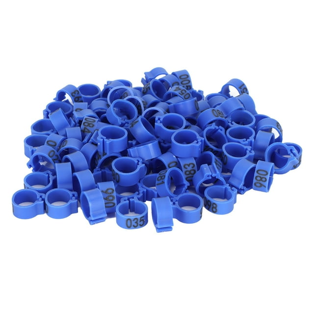 Foot Bands, Light Weight Pigeons Identify Excellent Effect With 100Pcs For Bird Management For Pigeons Blue