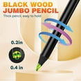 thumbnail image 4 of 12 Colors Rainbow Pencils, Jumbo Colored Pencils for Adults, Multicolored Pencils for Art Drawing, Coloring, Sketching, Pre-sharpened, 4 of 6