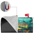 thumbnail image 4 of Happy Halloween Mailbox Covers Magnetic Standard Size 18" X 21" Pumpkin Graveyard Spooky Night Mailbox Cover Decorations Wrap, 4 of 6