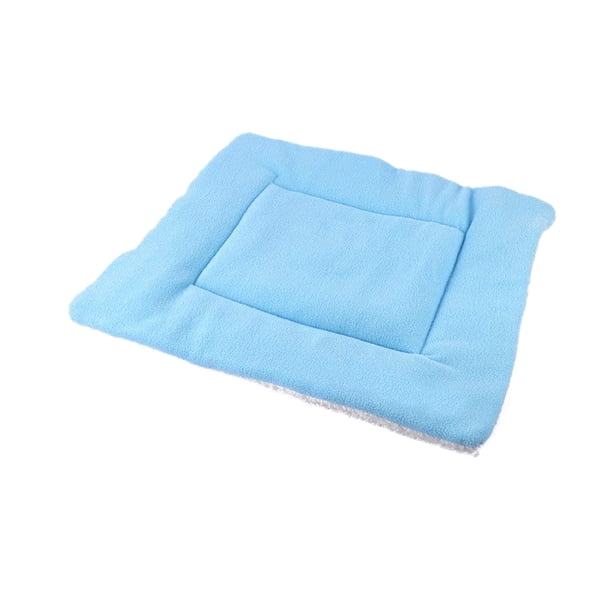 Greeniant Alfombrilla lavable para mascotas, perrera, tela para las cuatro estaciones, manta para perros, cojín interior, almohadilla para aire Suministros para perros azul L Greeniant JJ18419-09