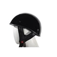 thumbnail image 2 of Dealer Leather HS1100-SHINY-S Shiny Black DOT Approved Motorcycle Helmet - Small, 2 of 6