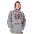 thumbnail image 5 of Sooner Than You Think Oklahoma Pride Zip Up Hoodie Men's Women's Brisco Brands X, 5 of 6