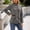 Grey, variant on Blazer Jacket for Women 2025 Long Sleeve Single Stand Collared Tunic Jackets with Pockets Outerwear