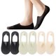 thumbnail image 1 of Calcetines de mujer, 6 pares, de nailon, antideslizantes, de corte bajo, finos, ligeros, 1 of 9