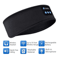 thumbnail image 2 of Audífonos Bluetooth Antifaz Para Dormir Negro Malubero Malu1517, 2 of 3