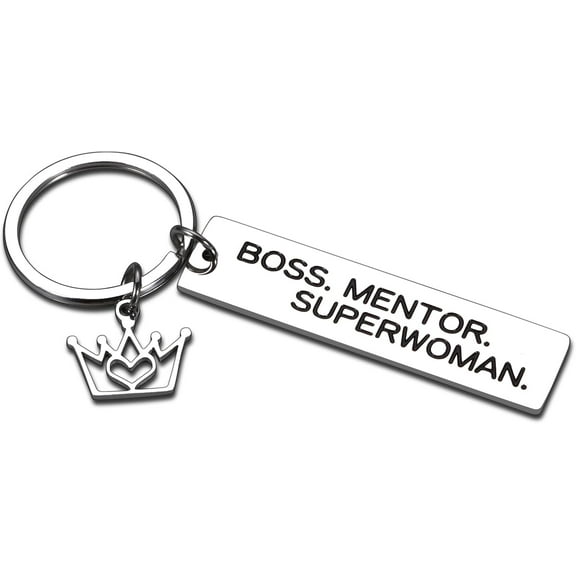 Boss Lady Gifts for Women, Bosses Day Gifts for Her, Boss Gifts for Women, Keychain Gifts for Boss Manager Supervisor, Boss Day Christmas Valentines Office Gifts for Boss Coworkers