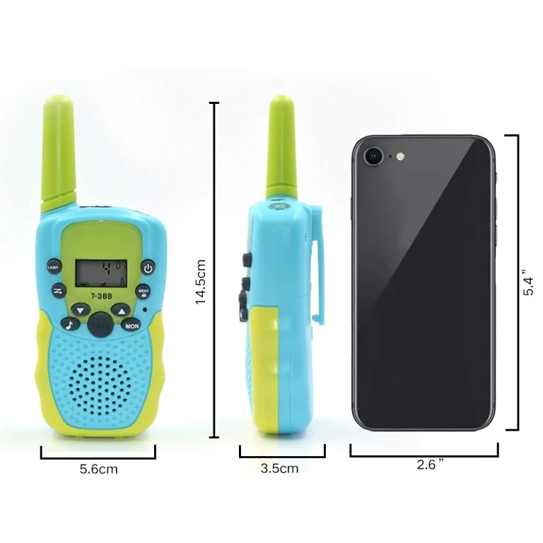 Eclytyku T-388 Kids' Walkie Talkie – 254 Channels, 3KM Range