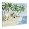 thumbnail image 4 of Stupell Industries Tropical Vacation Surfboards Landscape Painting Gallery Wrapped Canvas Art Print Wall Art, 40 x 30, 4 of 8