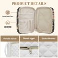 thumbnail image 3 of FOR U DESIGNS Rabbit Peony Pattern Bible Cover for Women Large Capacity Carrying Organizer Bag Quilted Bible Holder Case Bible Bag Christian Bible Accessories, 3 of 7