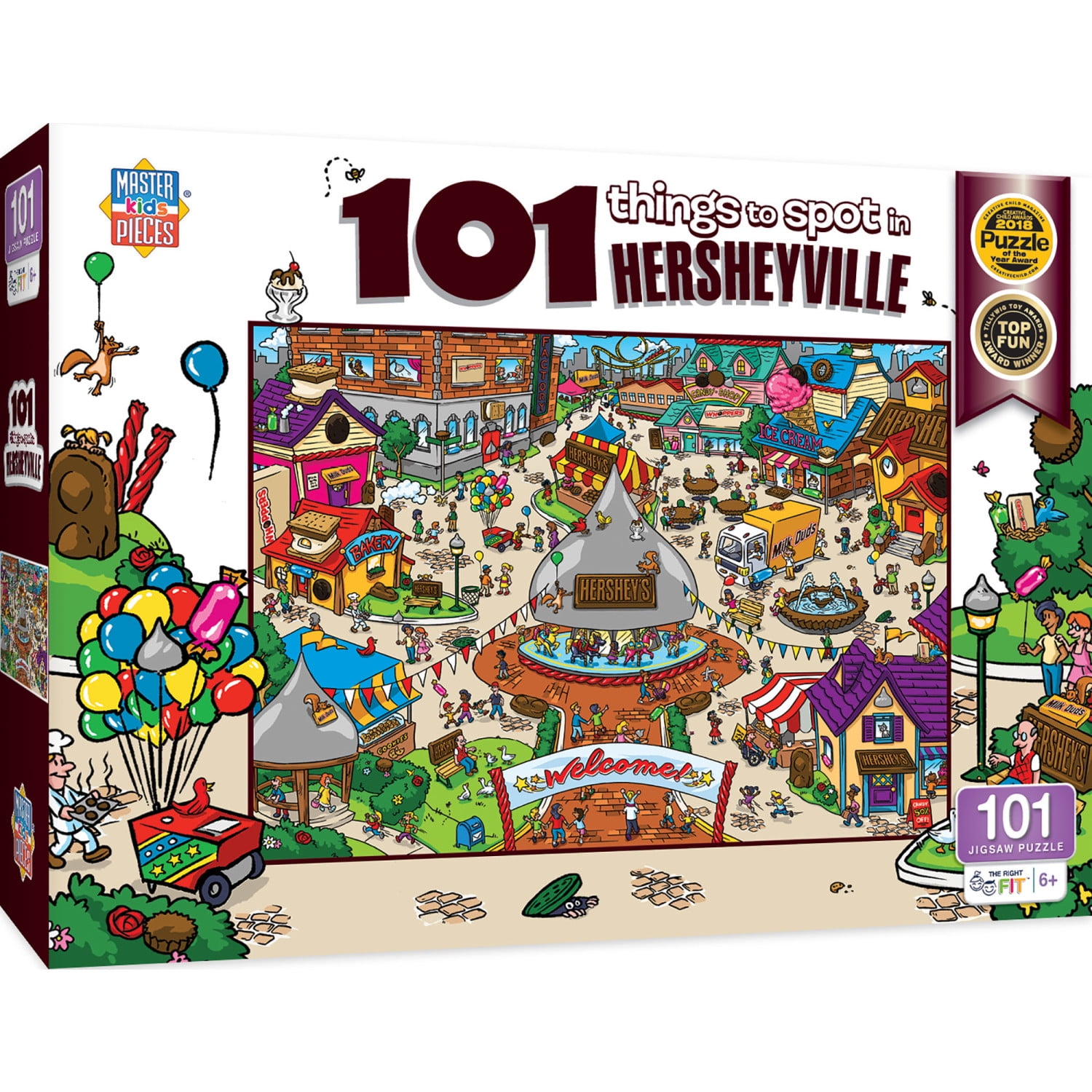 MasterPieces 100 Piece Jigsaw Puzzle - 101 Things to Spot in Hersheyville
