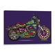thumbnail image 1 of Cuadro decorativo - VÁMONOS EN MI HARLEY, Juan de Lascurain 150x100 Canvas Lab Ilustraciones, Transporte, Motocicletas; Motos; Bikes, 1 of 2