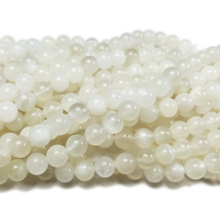 6.5mm Moonstone Smooth Round Beads ForJewelry Making
