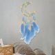 thumbnail image 1 of Atrapasueños Colgante de Pared | Regalo de Sanación, Tejido de Nailon Azul, Rosa y Blanco, para Decoración Del Hogar | 42 X 7 Cm, Ligero, Estilo Bohemio, para Dormitorio, Sala de Estar, Oficina, 1 of 6