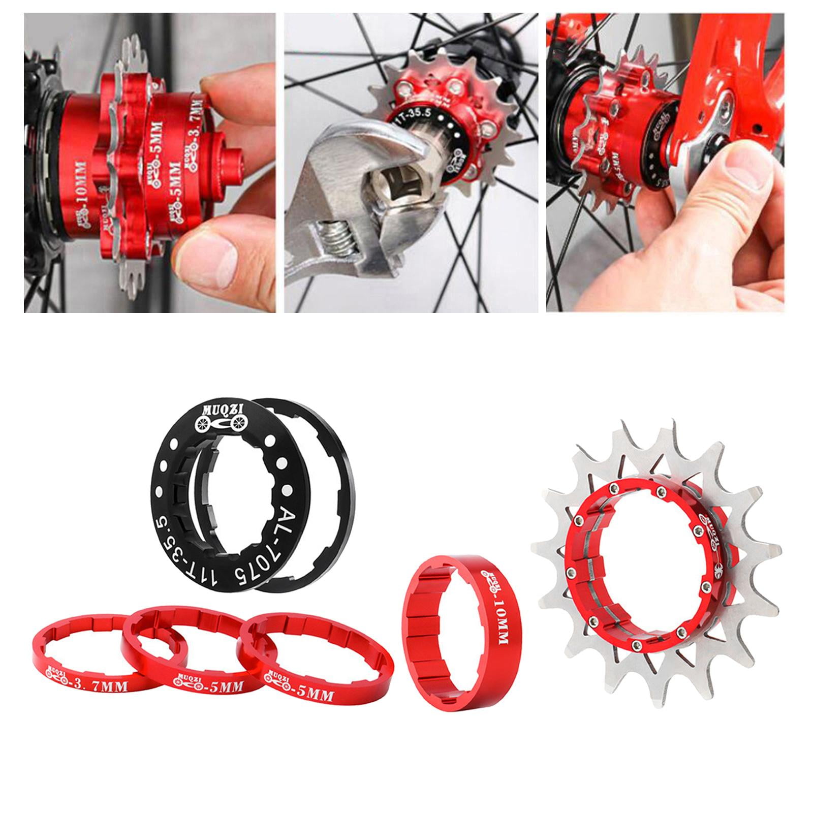 15T Single Flywheel Set Adapter Removeable Cog Fixed