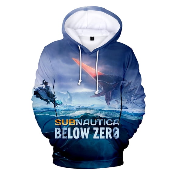 Subnautica Below Zero Hoodie Unisex Hooded Sweatshirt Casual Streetwear Pullover Tracksuit