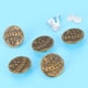 thumbnail image 1 of Botón de Jean Jadeshay 10 Piezas 20 Botones Surtidos Color Bronce, 1 of 10
