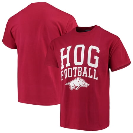 - Arkansas Razorbacks Mascot Football T-Shirt - Cardinal