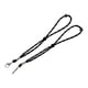 thumbnail image 2 of 2 correas para guantes de esquí, correas para guantes de invierno, portátiles para actividades invernales, cordón de sujeción, conector ajustable. Negro 25cm, 2 of 8