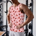 thumbnail image 5 of Salouo flowers and ladybugs for Men's Tank Tops,Sleeveless Muscle Shirts for Men Quick Dry Workout Tank Top Gym Muscle Tee Fitness Bodybuilding Sleeveless T Shirt-4X-Large, 5 of 7