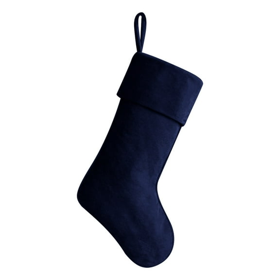 Getwin 20 Inch Velvet Christmas Stocking ,Luxury Velvet Stocking with Felt Lining,Velvet Christmas Stocking, Blank Style Hanging Decoration, Soft Fabric for Festive Home Holiday Decor