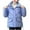 Blue, variant on Herrnalise Jackets For Women Warm Pocket Coat Long Jacket Winter Sleeve Down Parkas Shackets For Women 2024 fall Black,XXXXL
