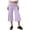 CX51_Purple, variant on Fold Over Capri Yoga Pants for Women Low Rise Wide Leg Cropped Gaucho Capri Pants Summer Plaid Culottes Beach Bottoms Gray S
