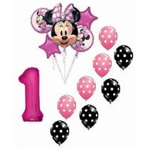 Minnie Mouse 1st Birthday Party Balloon 14 Piece Set