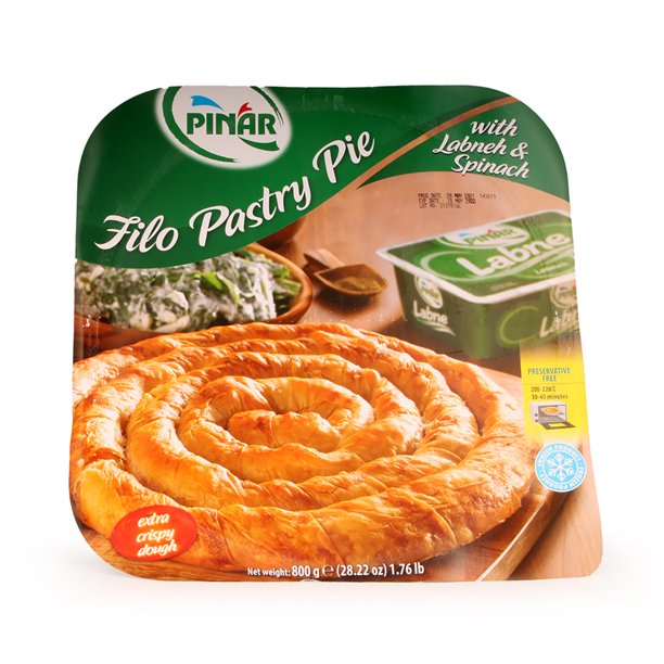 Pinar Filo Pastry Pie with Labneh and Spinach 1.76 lb